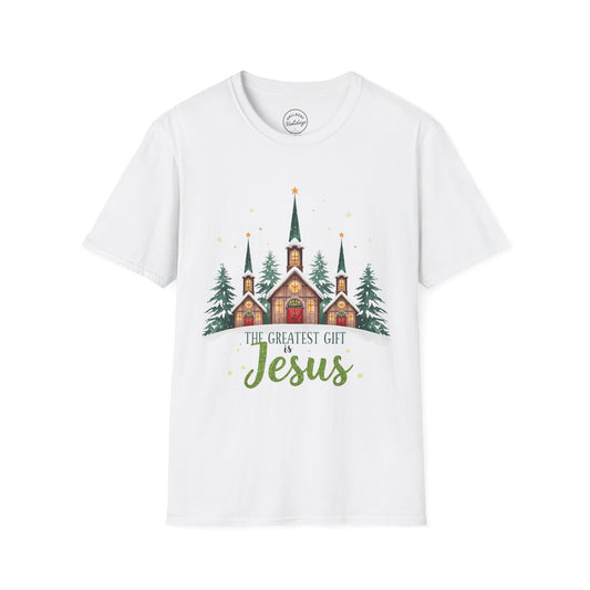 The Greatest Gift Unisex T-Shirt - Christmas, Religious Tee, Holiday Apparel, Gift for Him, Faith-Based Clothing