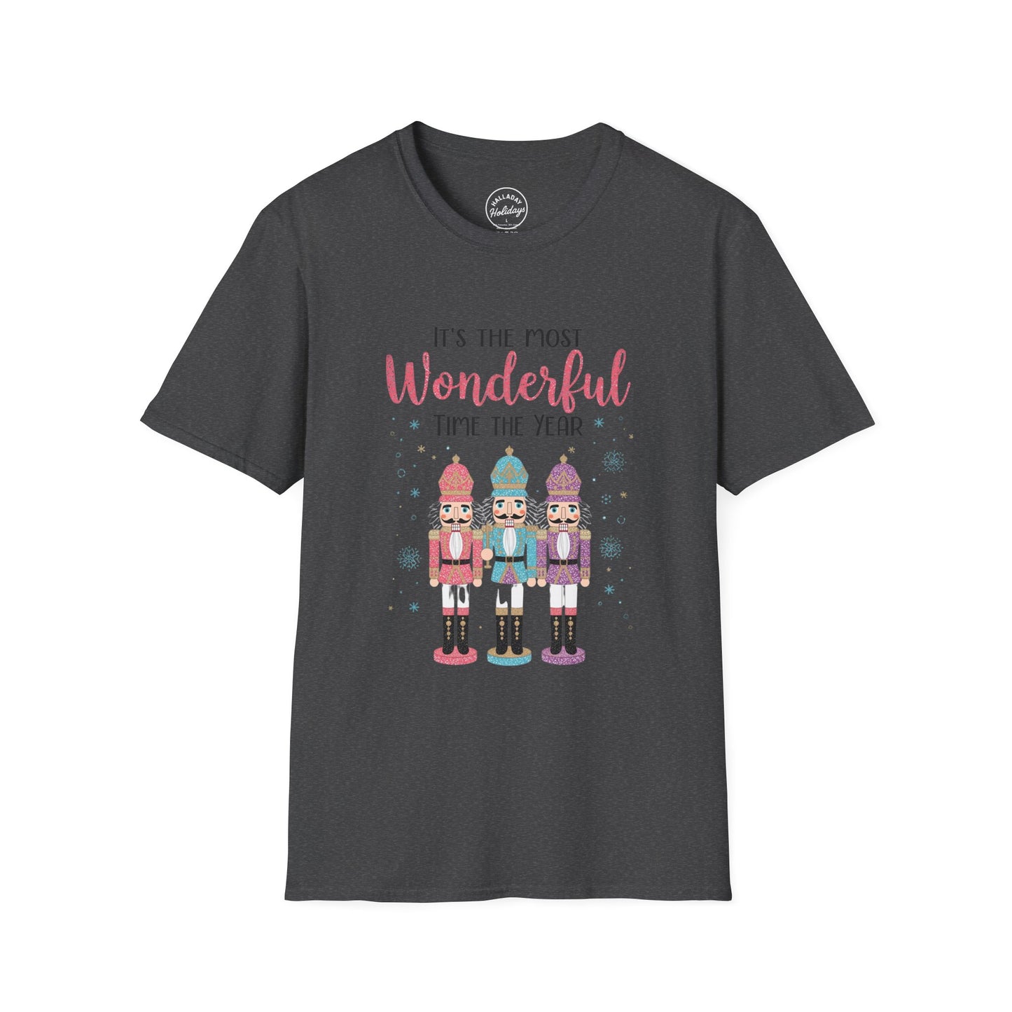 Holiday Nutcracker T-Shirt, Festive Cotton Tee, Christmas Shirt, Winter Apparel, Gift for Nutcracker Lovers, Seasonal Wear