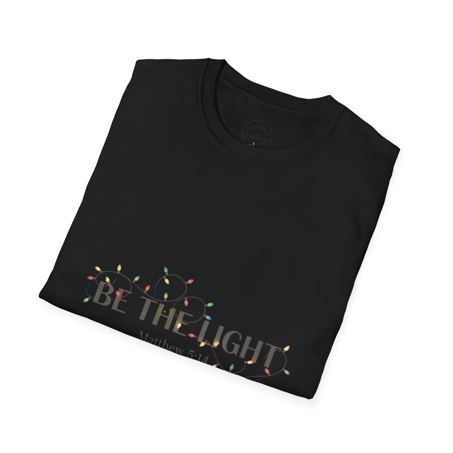 Christian Tee Unisex Softstyle T-Shirt - Be the Light Design