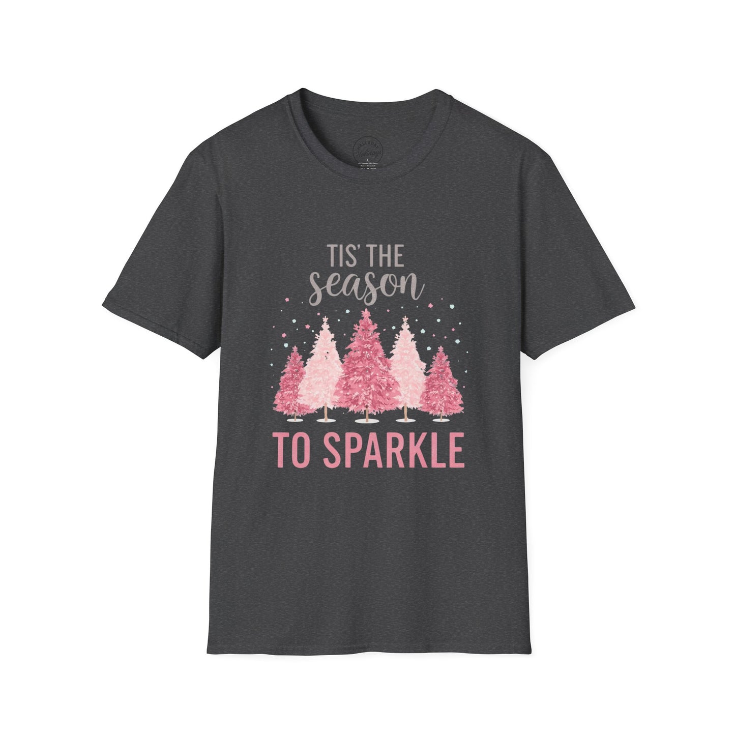 Festive Holiday T-Shirt | 'Tis the Season to Sparkle | Unisex Christmas Tee, Winter Shirt, Holiday Apparel, Gift for Her, Family Gatherings