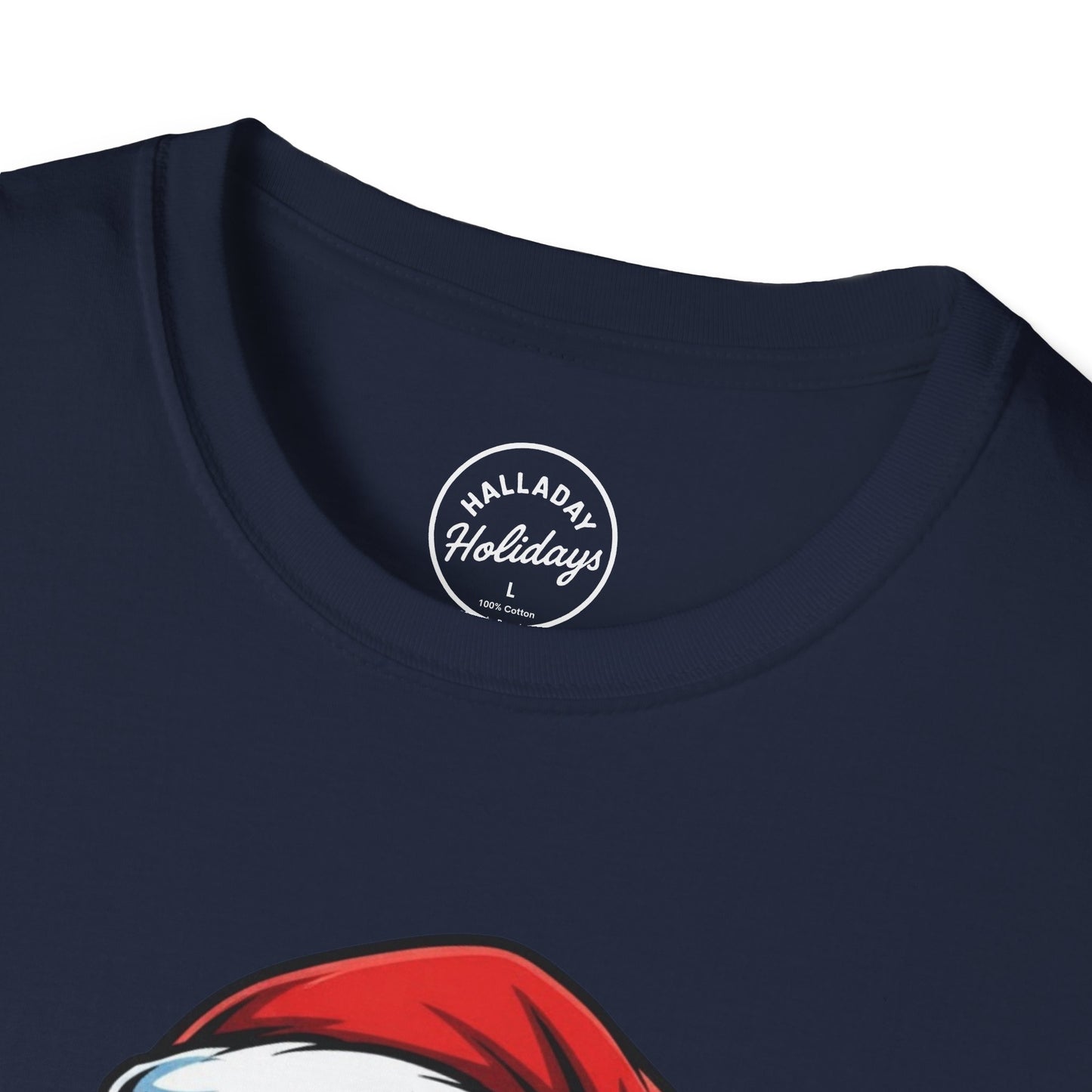 Funny Big Nick Energy Santa Christmas T-Shirt, Xmas Holiday Tee, Festive Top, Humorous Santa Shirt, Holiday Apparel