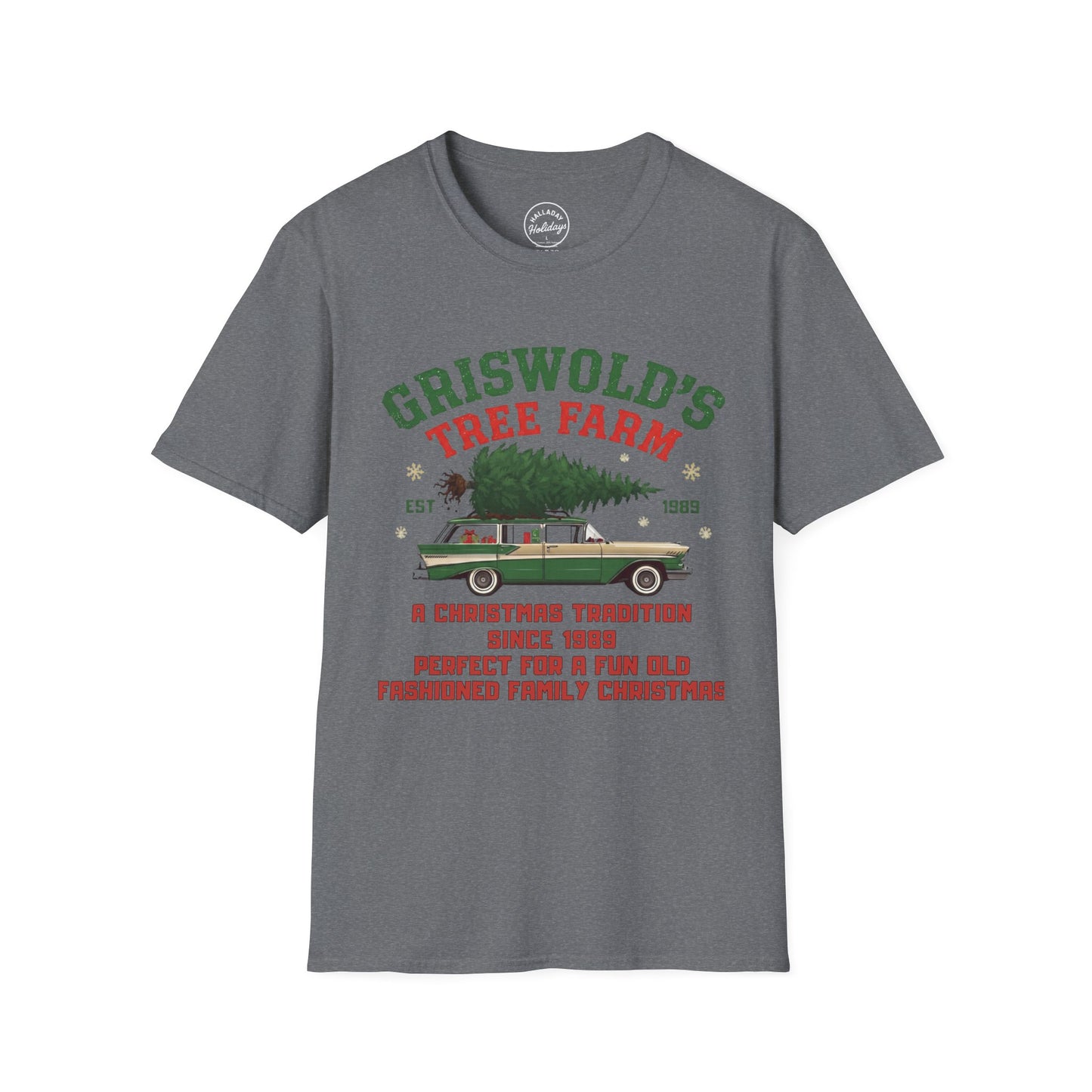 Funny Griswold's Tree Farm Christmas T-Shirt, Unisex Holiday Apparel, Family Tradition Tee, Fun Christmas Gift, Vintage Christmas Shirt