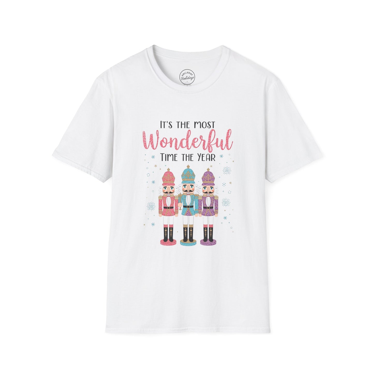 Holiday Nutcracker T-Shirt, Festive Cotton Tee, Christmas Shirt, Winter Apparel, Gift for Nutcracker Lovers, Seasonal Wear