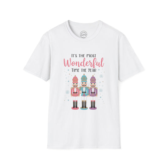Holiday Nutcracker T-Shirt, Festive Cotton Tee, Christmas Shirt, Winter Apparel, Gift for Nutcracker Lovers, Seasonal Wear