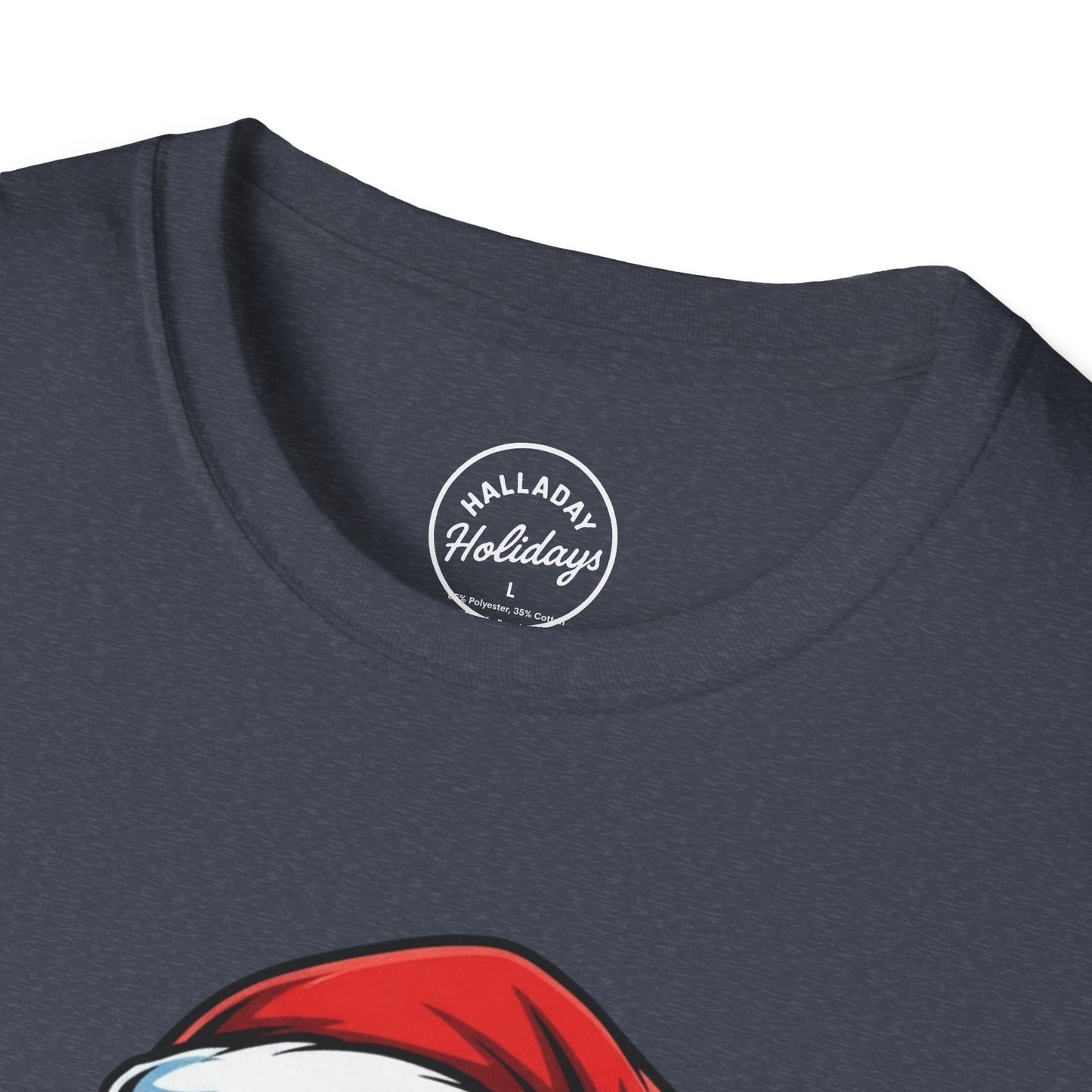 Funny Big Nick Energy Santa Christmas T-Shirt, Xmas Holiday Tee, Festive Top, Humorous Santa Shirt, Holiday Apparel