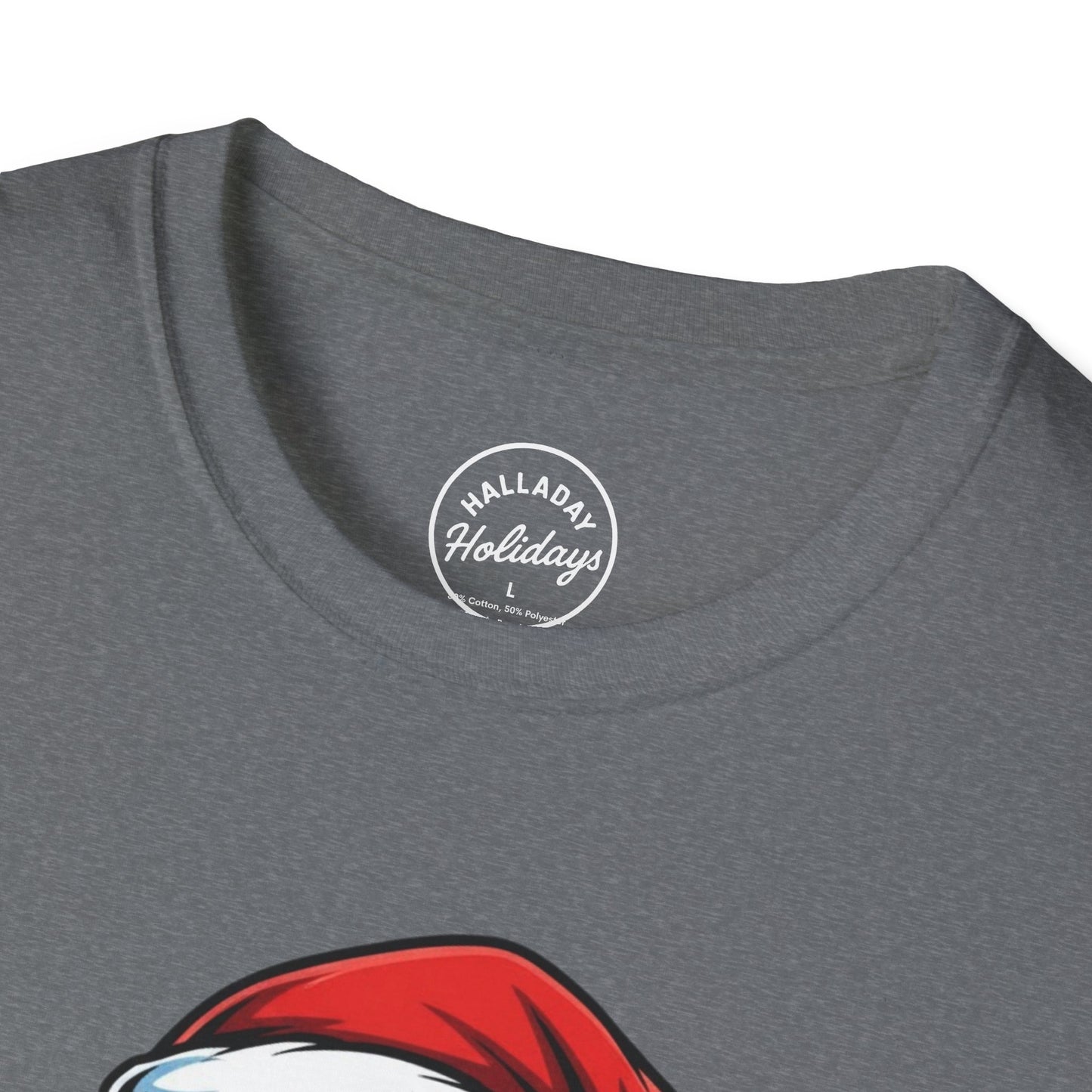 Funny Big Nick Energy Santa Christmas T-Shirt, Xmas Holiday Tee, Festive Top, Humorous Santa Shirt, Holiday Apparel