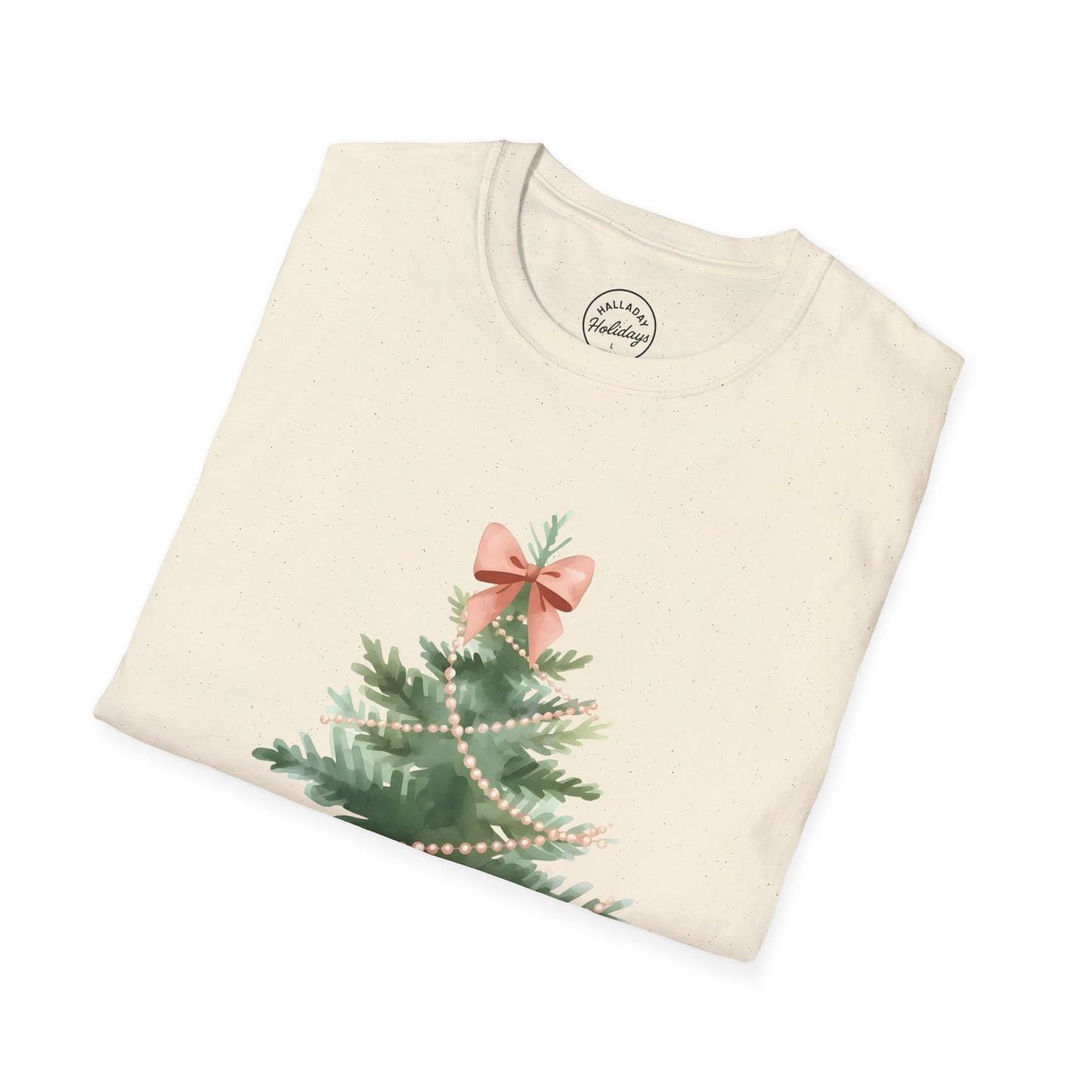 Pink Decorated Christmas Tree T-Shirt