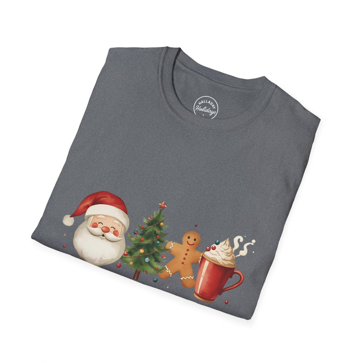 Tis the Season cute Christmas Themed Softstyle T-Shirt