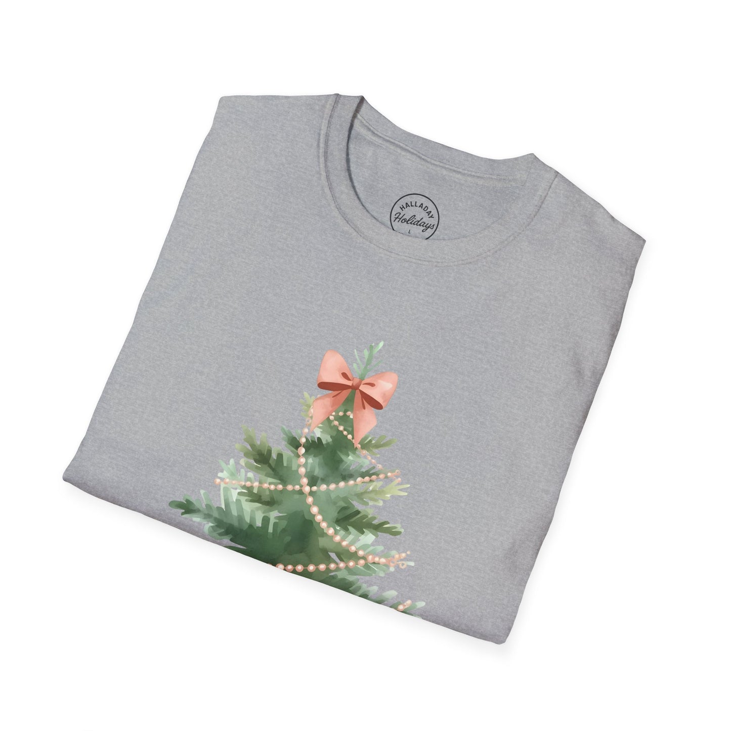 Pink Decorated Christmas Tree T-Shirt