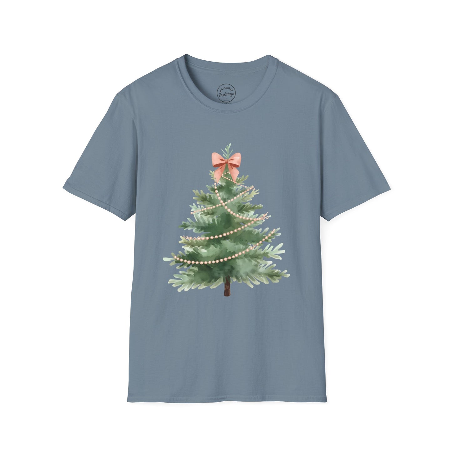 Pink Decorated Christmas Tree T-Shirt