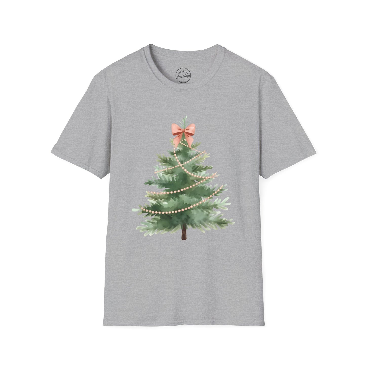 Pink Decorated Christmas Tree T-Shirt