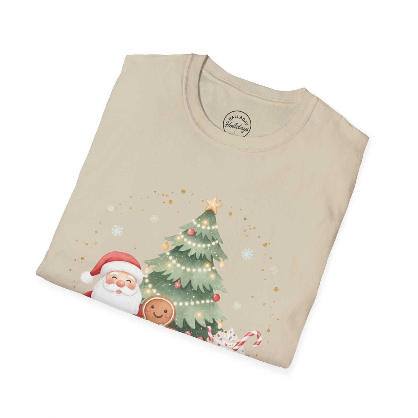 Cute Tis the Season Christmas Themed Unisex Softstyle T-Shirt