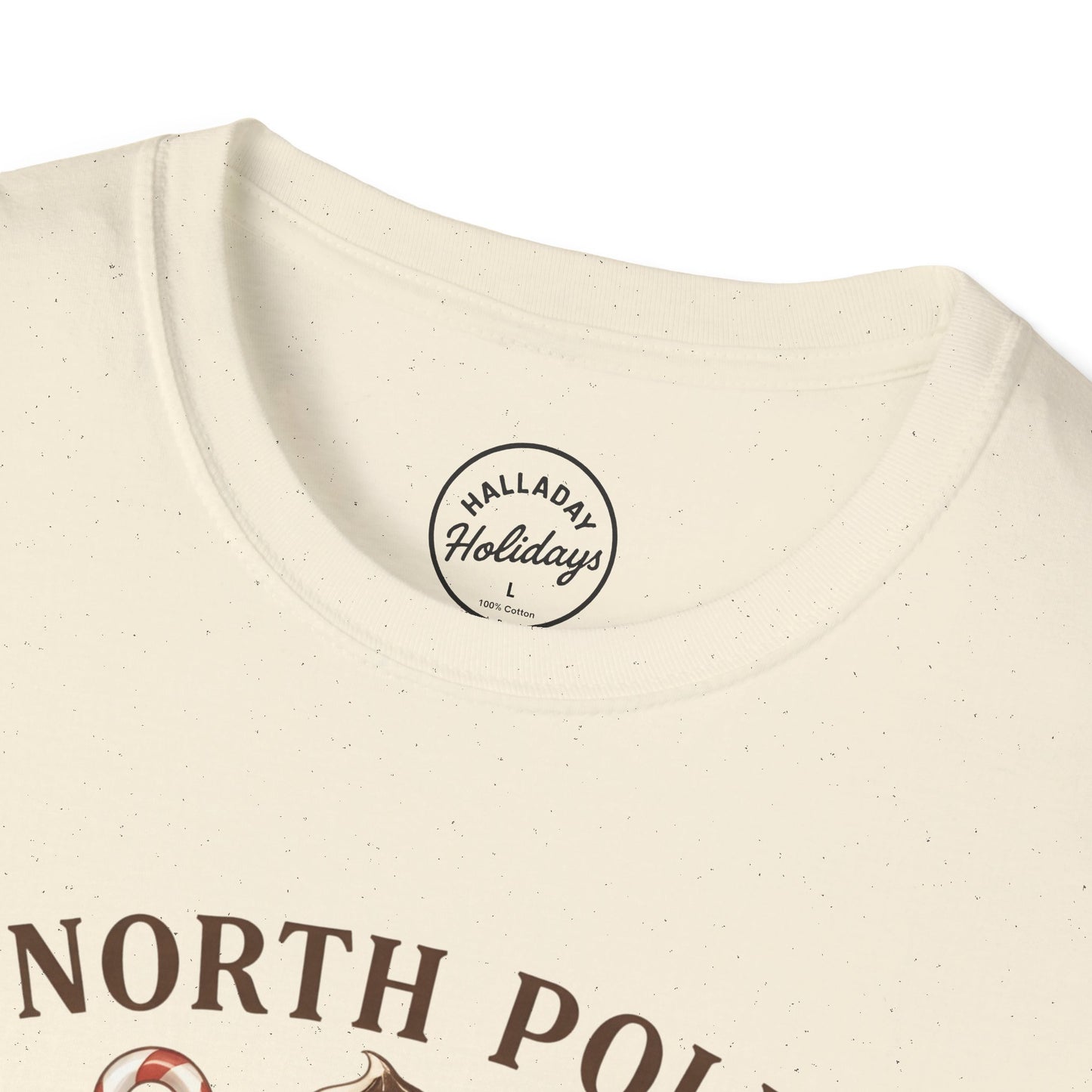 North Pole Book Club T-Shirt | Holiday Reading Tee, Christmas Gift, Cozy Vibes, Winter Apparel, Unisex Softstyle Shirt