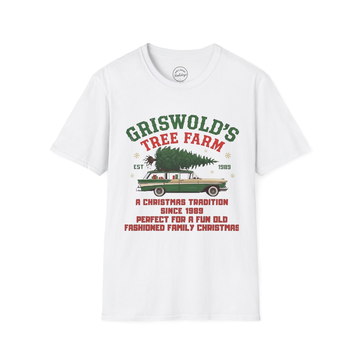 Funny Griswold's Tree Farm Christmas T-Shirt, Unisex Holiday Apparel, Family Tradition Tee, Fun Christmas Gift, Vintage Christmas Shirt