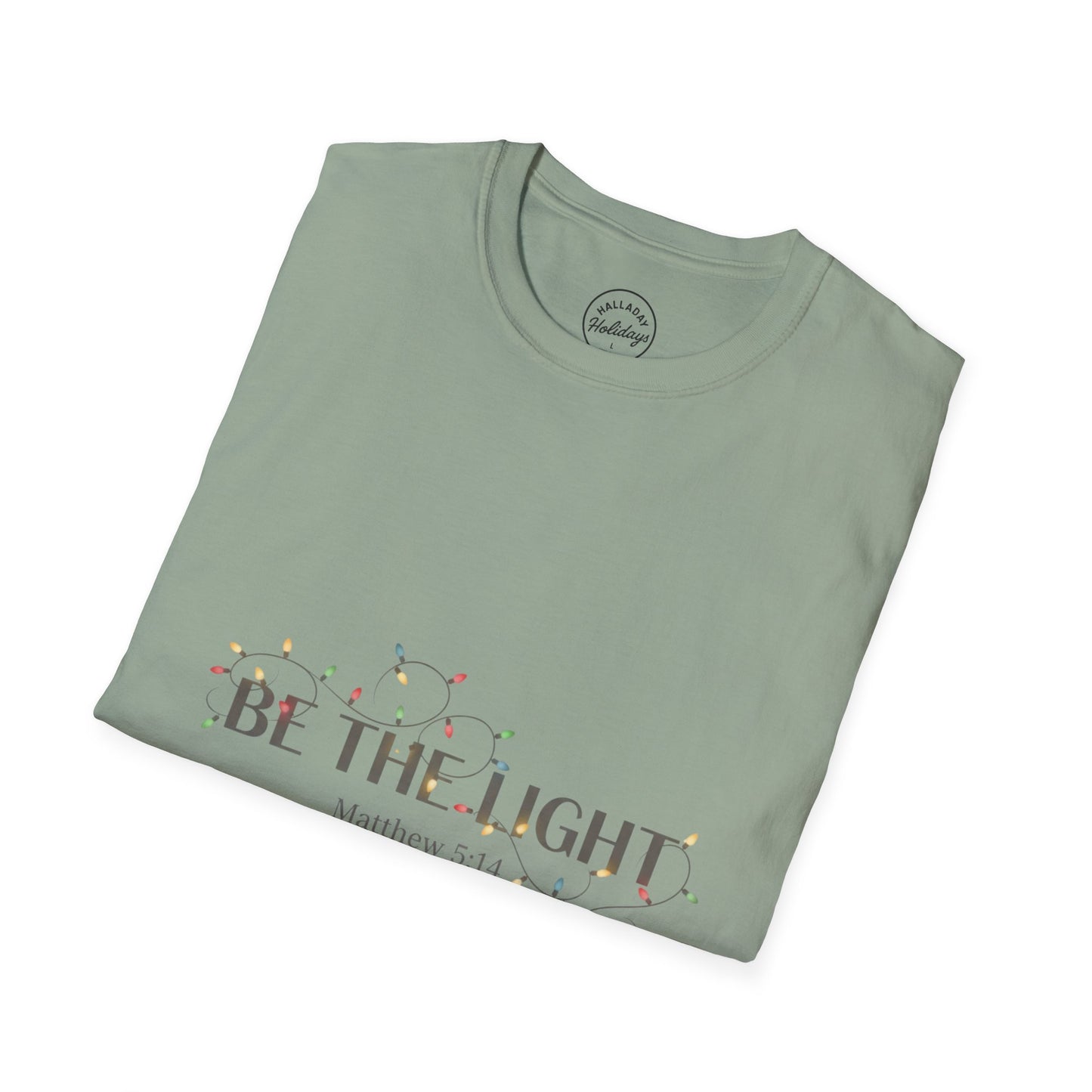 Christian Tee Unisex Softstyle T-Shirt - Be the Light Design