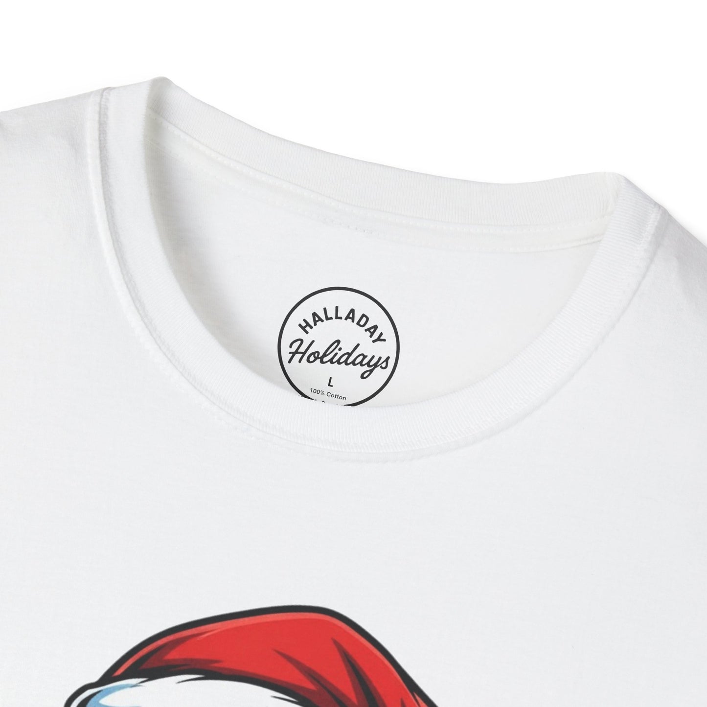 Funny Big Nick Energy Santa Christmas T-Shirt, Xmas Holiday Tee, Festive Top, Humorous Santa Shirt, Holiday Apparel