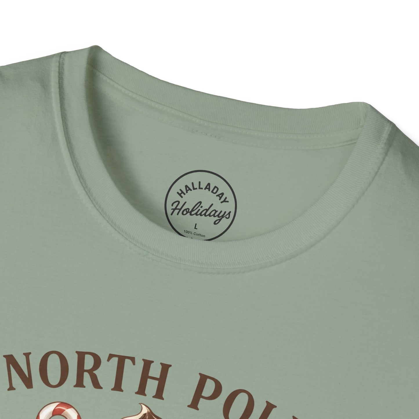 North Pole Book Club T-Shirt | Holiday Reading Tee, Christmas Gift, Cozy Vibes, Winter Apparel, Unisex Softstyle Shirt