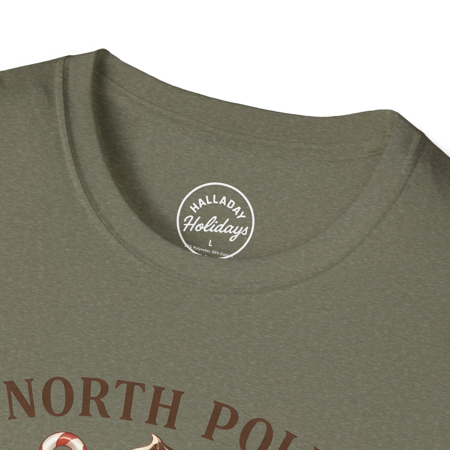 North Pole Book Club T-Shirt | Holiday Reading Tee, Christmas Gift, Cozy Vibes, Winter Apparel, Unisex Softstyle Shirt