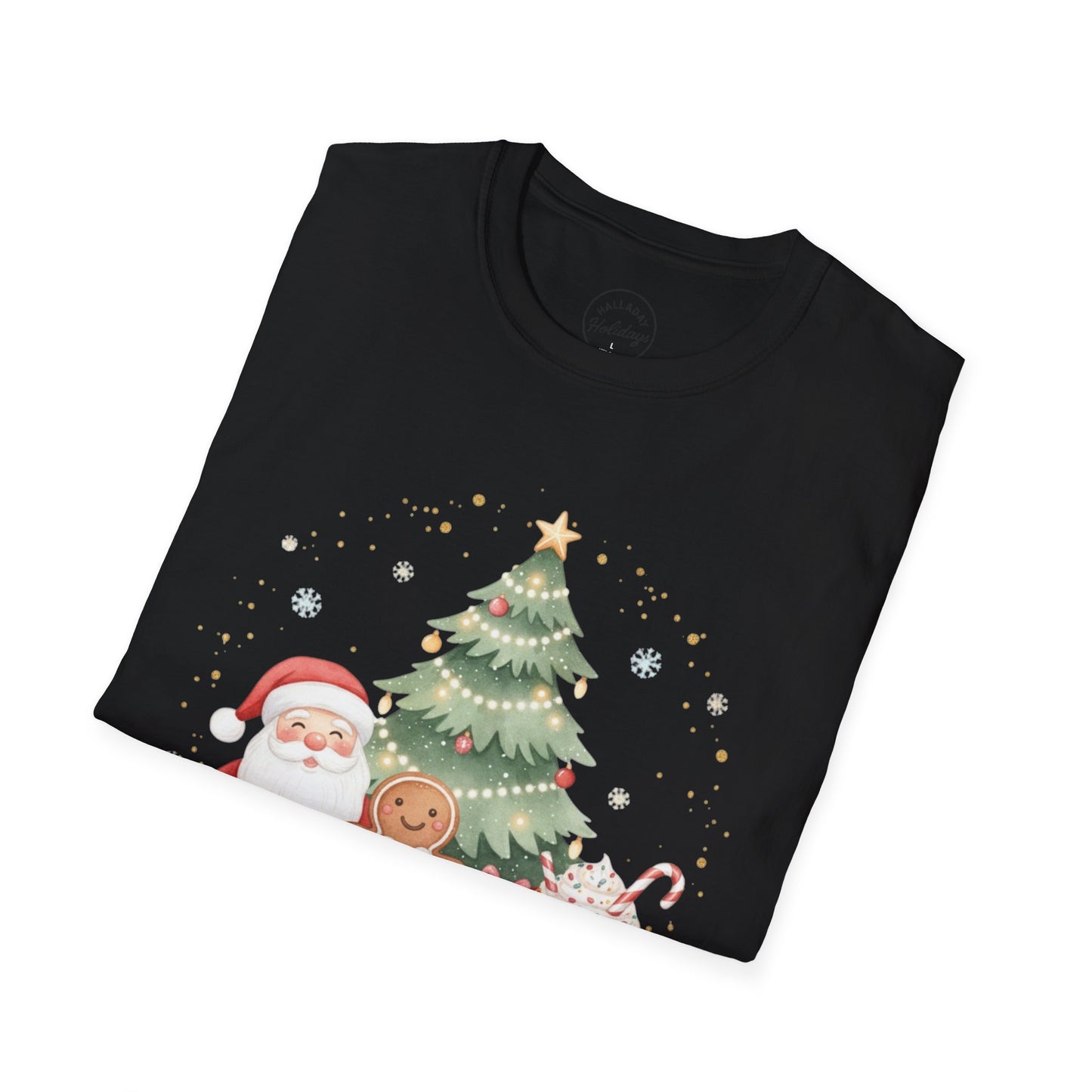 Cute Tis the Season Christmas Themed Unisex Softstyle T-Shirt
