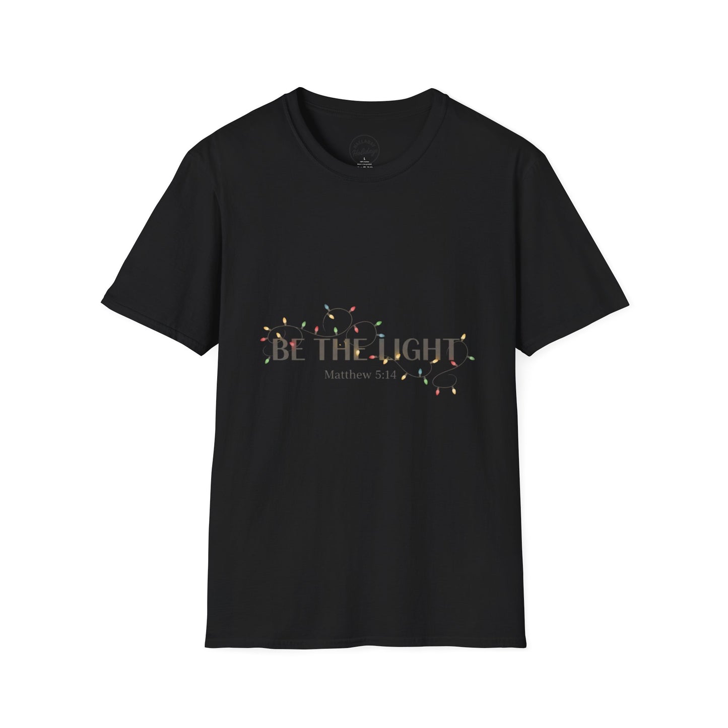 Christian Tee Unisex Softstyle T-Shirt - Be the Light Design
