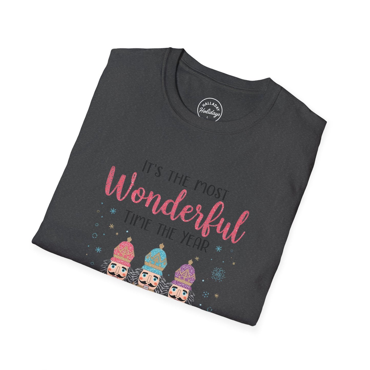 Holiday Nutcracker T-Shirt, Festive Cotton Tee, Christmas Shirt, Winter Apparel, Gift for Nutcracker Lovers, Seasonal Wear