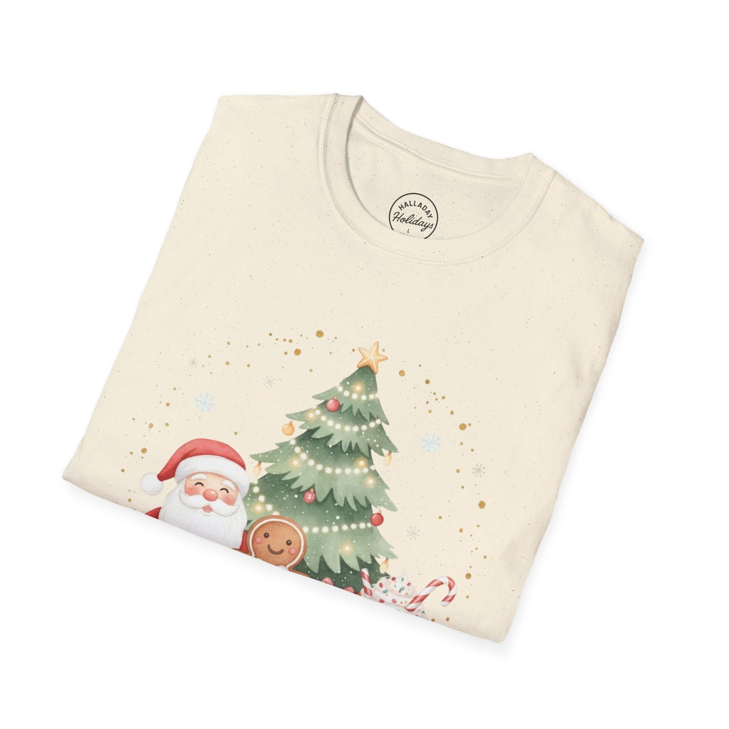 Cute Tis the Season Christmas Themed Unisex Softstyle T-Shirt