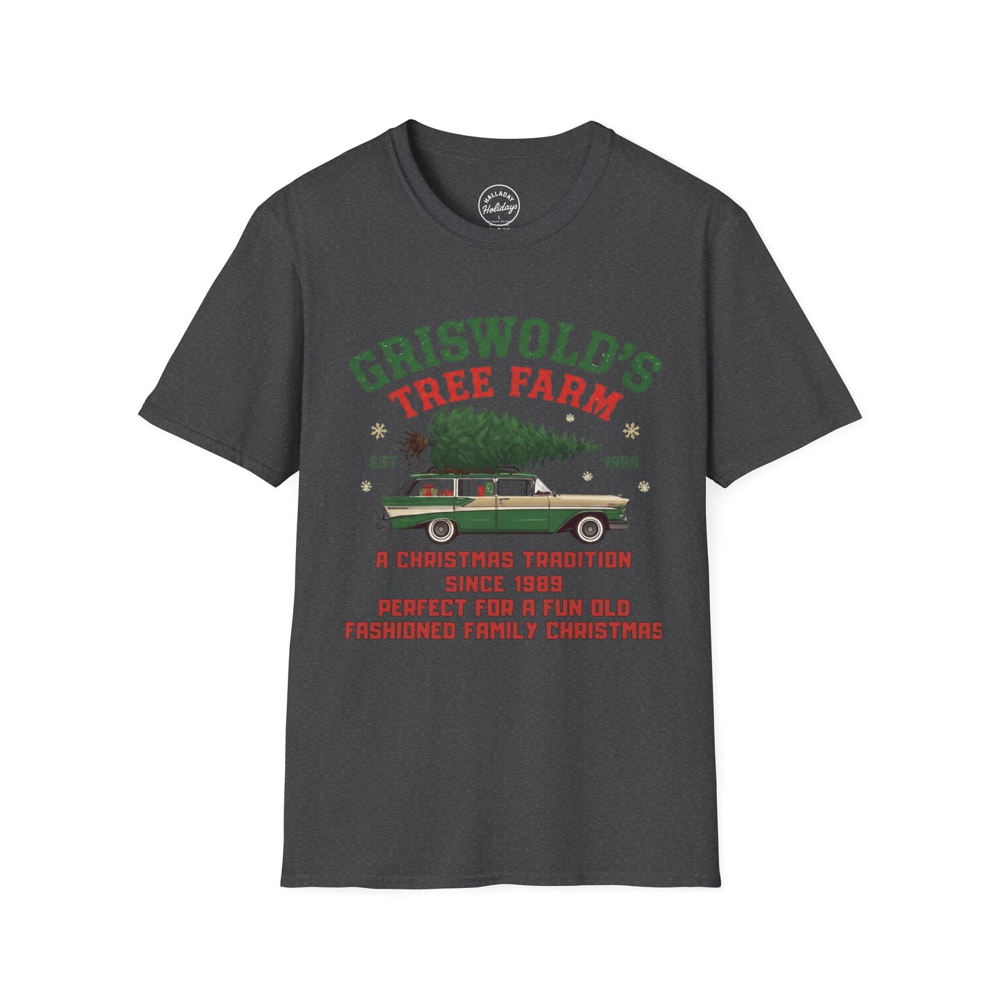 Funny Griswold's Tree Farm Christmas T-Shirt, Unisex Holiday Apparel, Family Tradition Tee, Fun Christmas Gift, Vintage Christmas Shirt