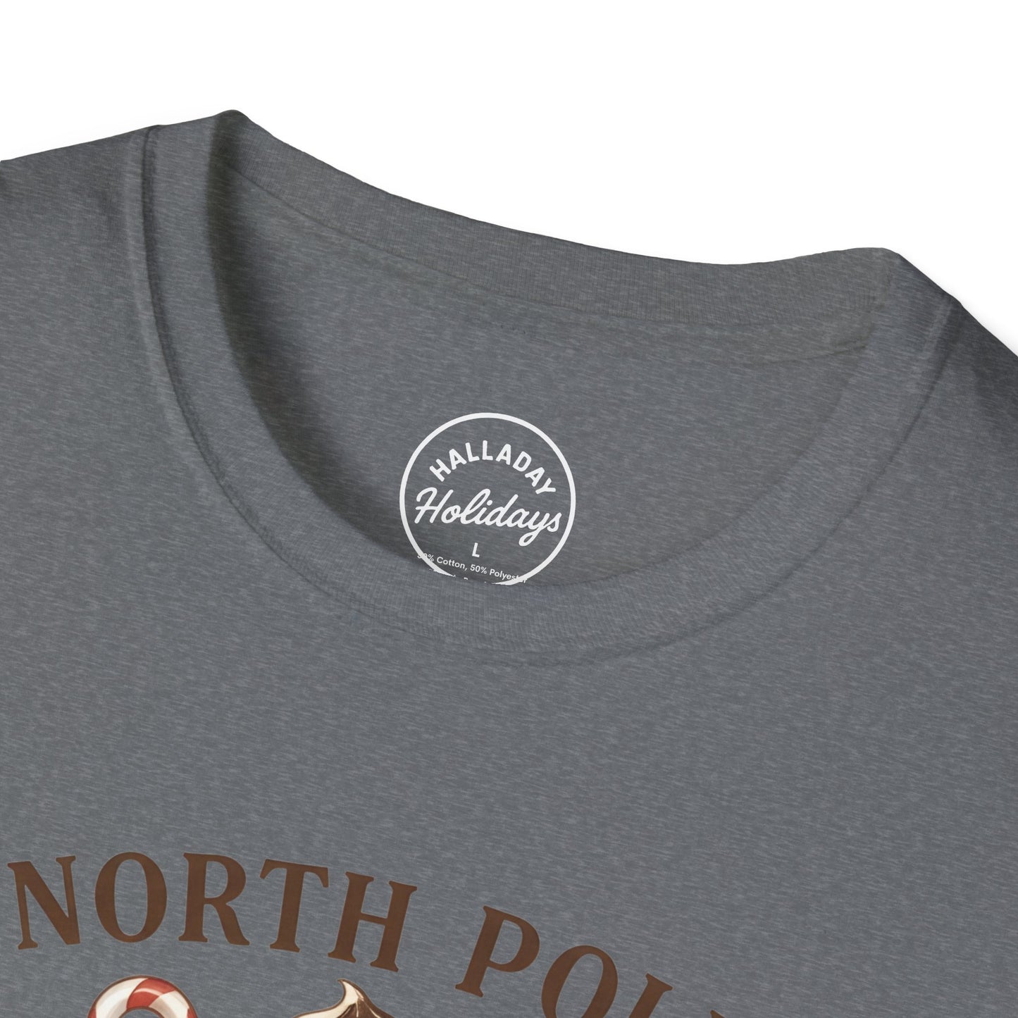 North Pole Book Club T-Shirt | Holiday Reading Tee, Christmas Gift, Cozy Vibes, Winter Apparel, Unisex Softstyle Shirt