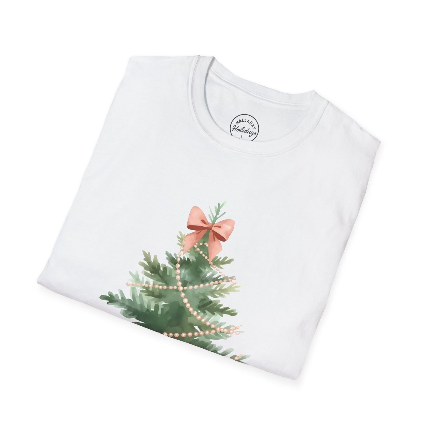 Pink Decorated Christmas Tree T-Shirt
