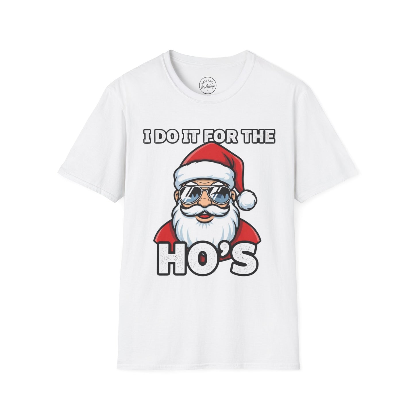 Funny Santa T-Shirt, Holiday Humor Tee, Christmas Gift for Men, Unisex Casual Shirt, Festive T-Shirt for Parties, Jolly Graphic Tee