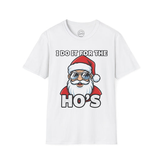 Funny Santa T-Shirt, Holiday Humor Tee, Christmas Gift for Men, Unisex Casual Shirt, Festive T-Shirt for Parties, Jolly Graphic Tee