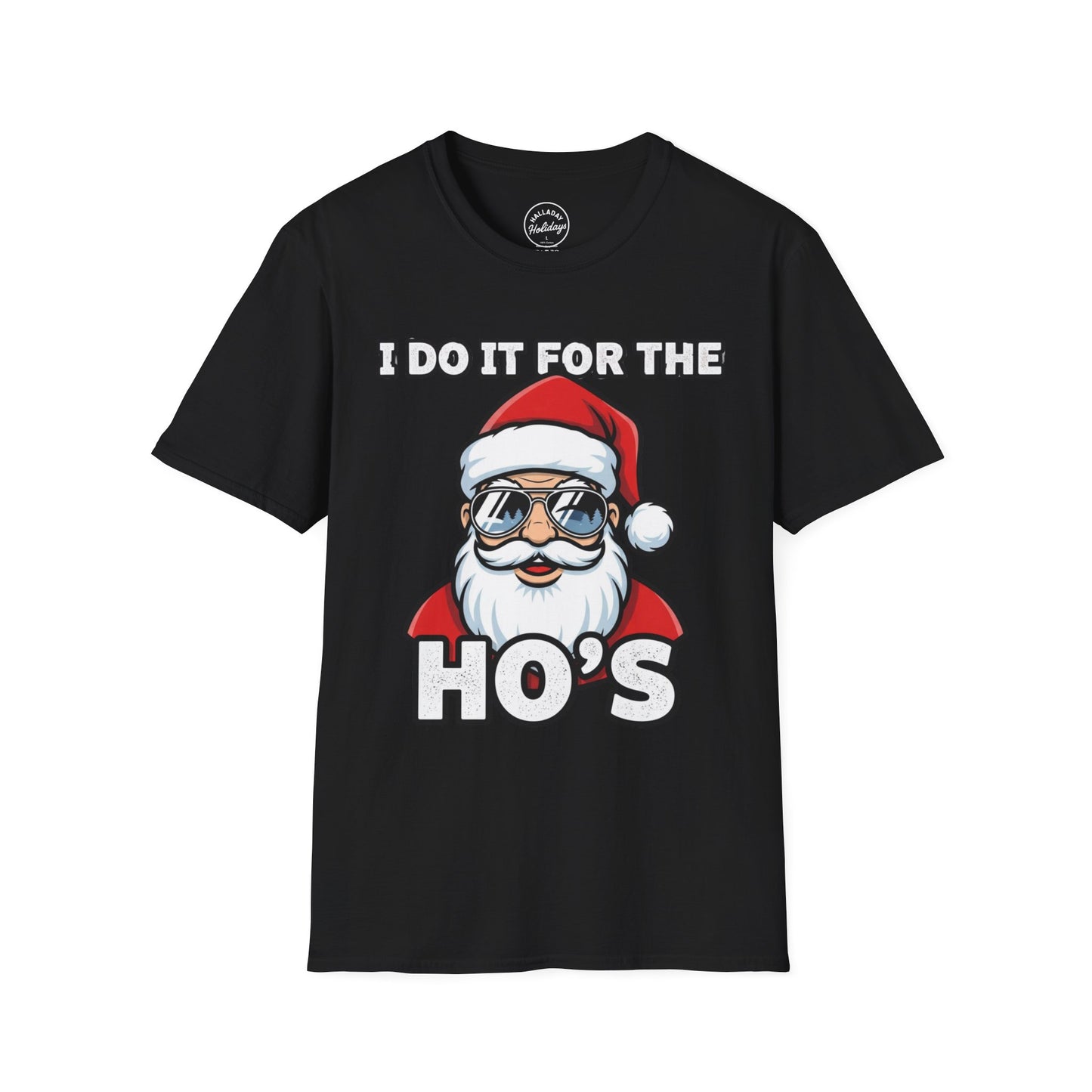 Funny Santa T-Shirt, Holiday Humor Tee, Christmas Gift for Men, Unisex Casual Shirt, Festive T-Shirt for Parties, Jolly Graphic Tee