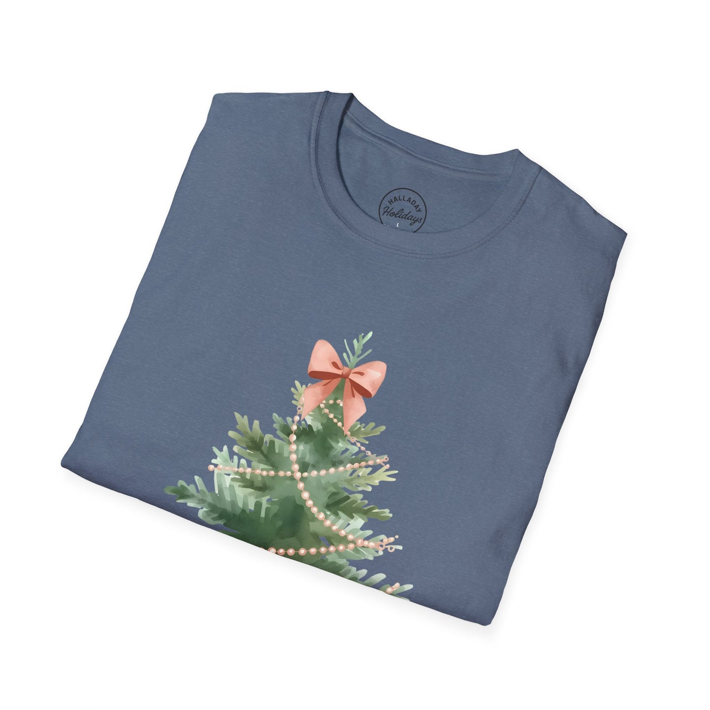 Pink Decorated Christmas Tree T-Shirt