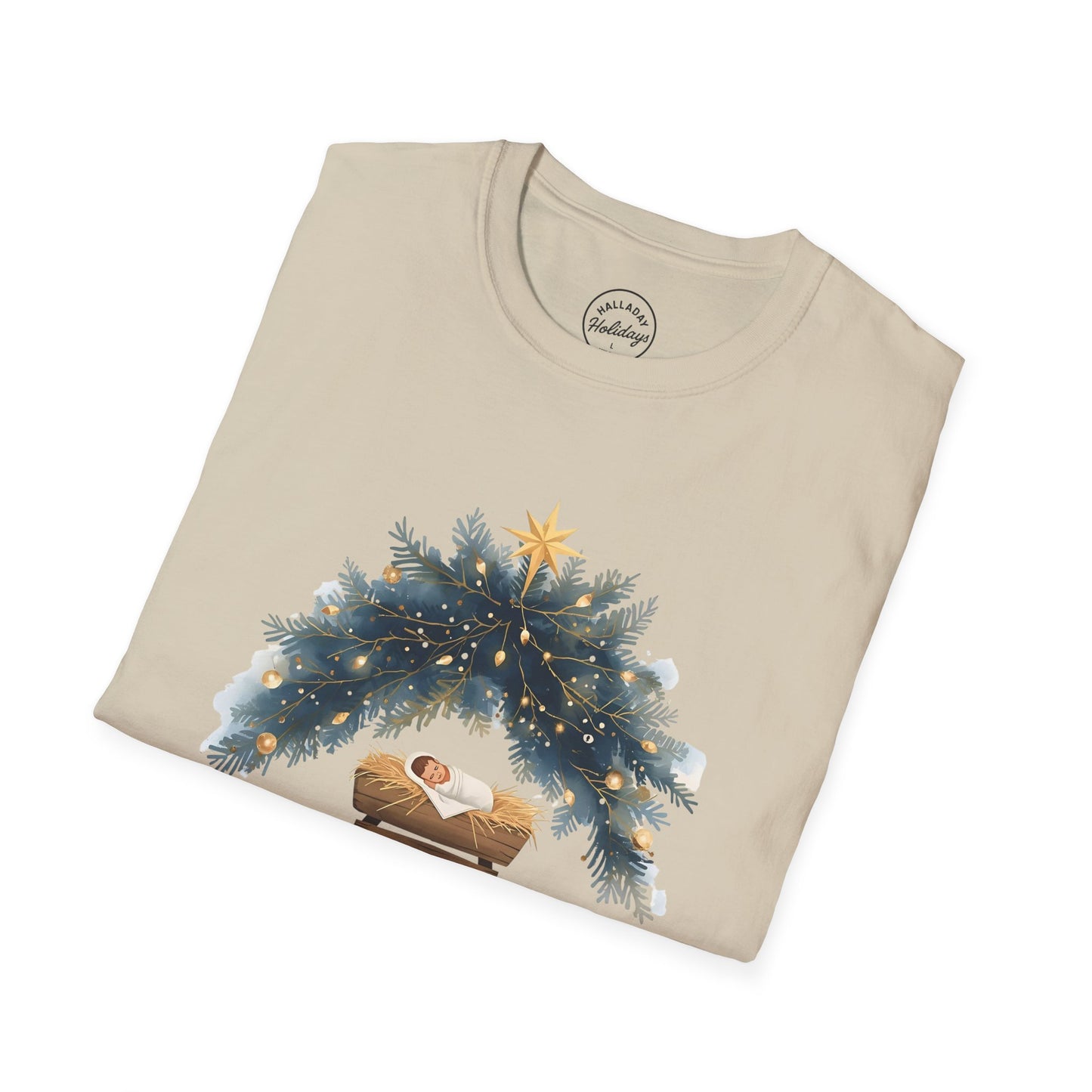 Christian Christmas Tis the Reason Unisex Tee Shirt, Holiday Jesus Religious Festive Graphic Top, Long Sleeve Crewneck Apparel, Softstyle