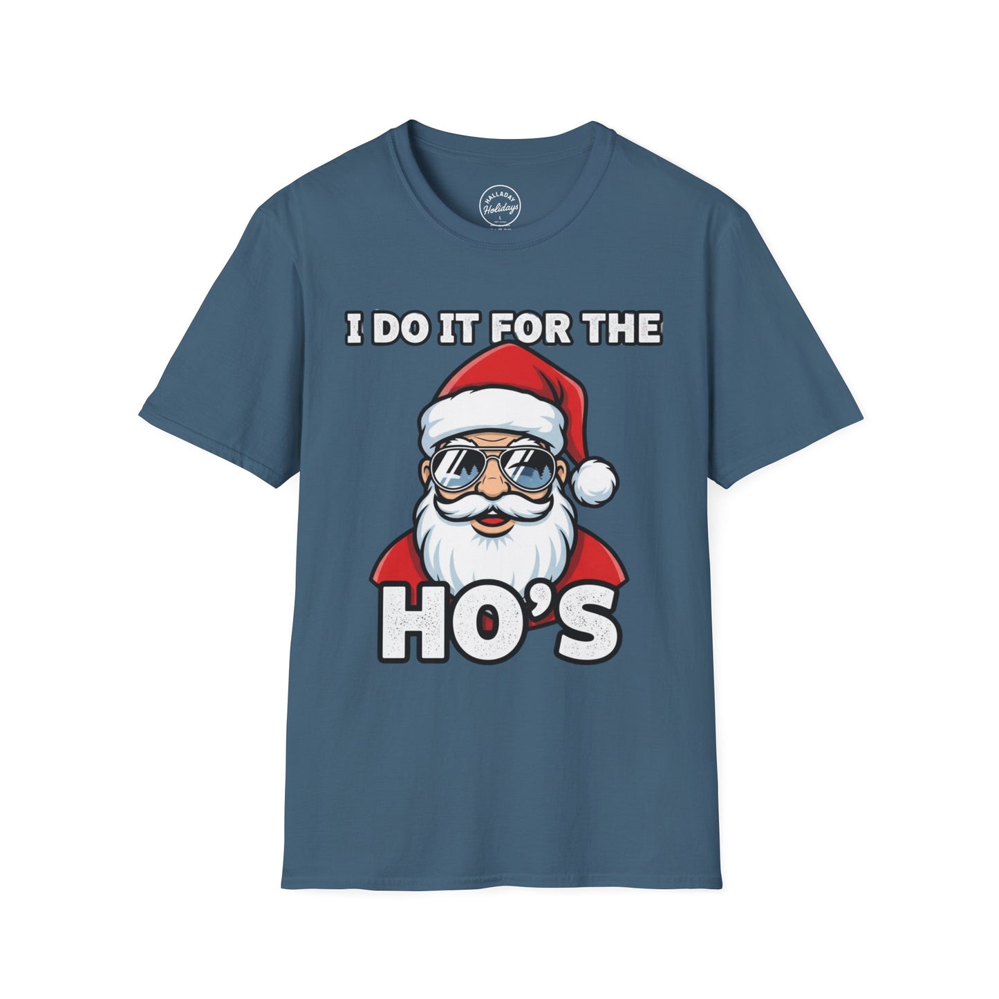 Funny Santa T-Shirt, Holiday Humor Tee, Christmas Gift for Men, Unisex Casual Shirt, Festive T-Shirt for Parties, Jolly Graphic Tee