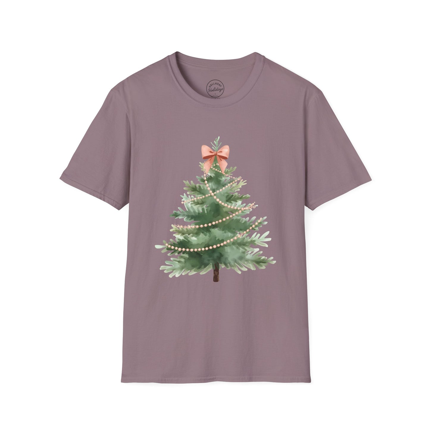 Pink Decorated Christmas Tree T-Shirt
